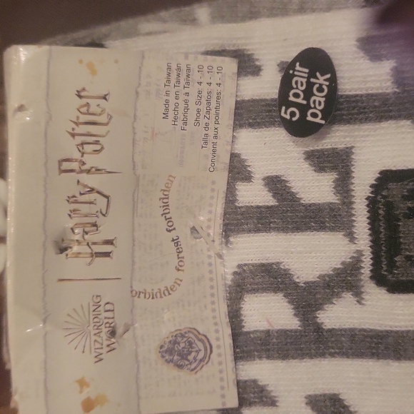 Harry Potter 5  Pair Comfy Socks Five Different Colors Love - Picture 2 of 4